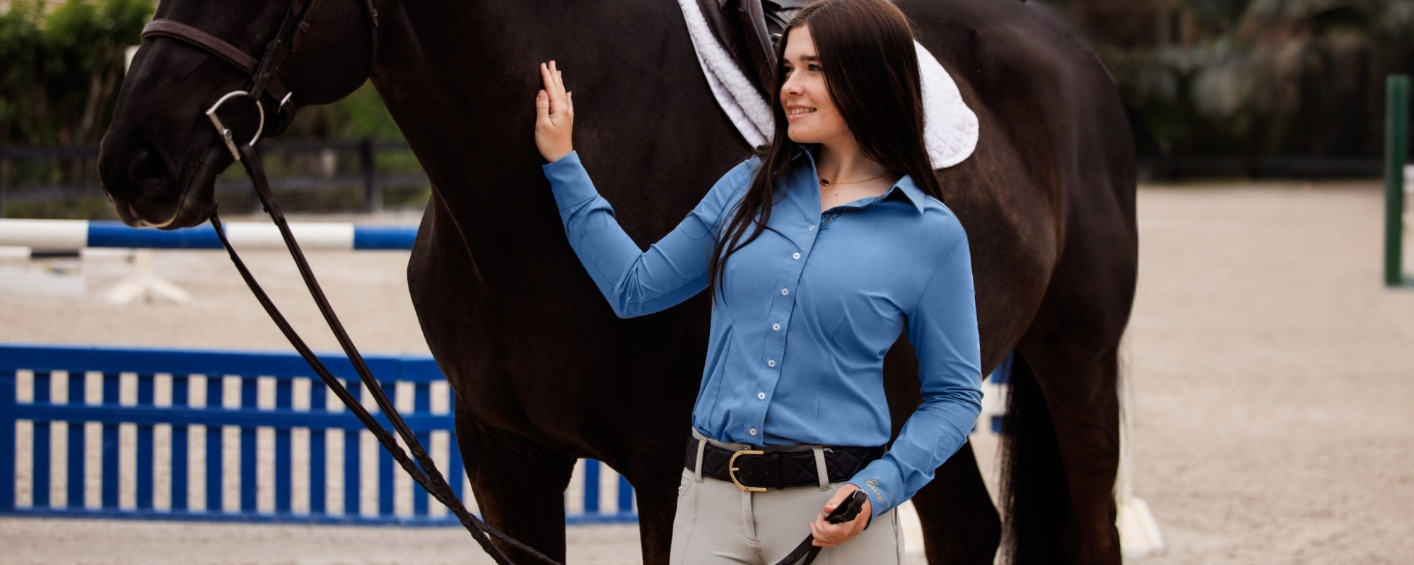 Dora II Schooling Shirt in blue
