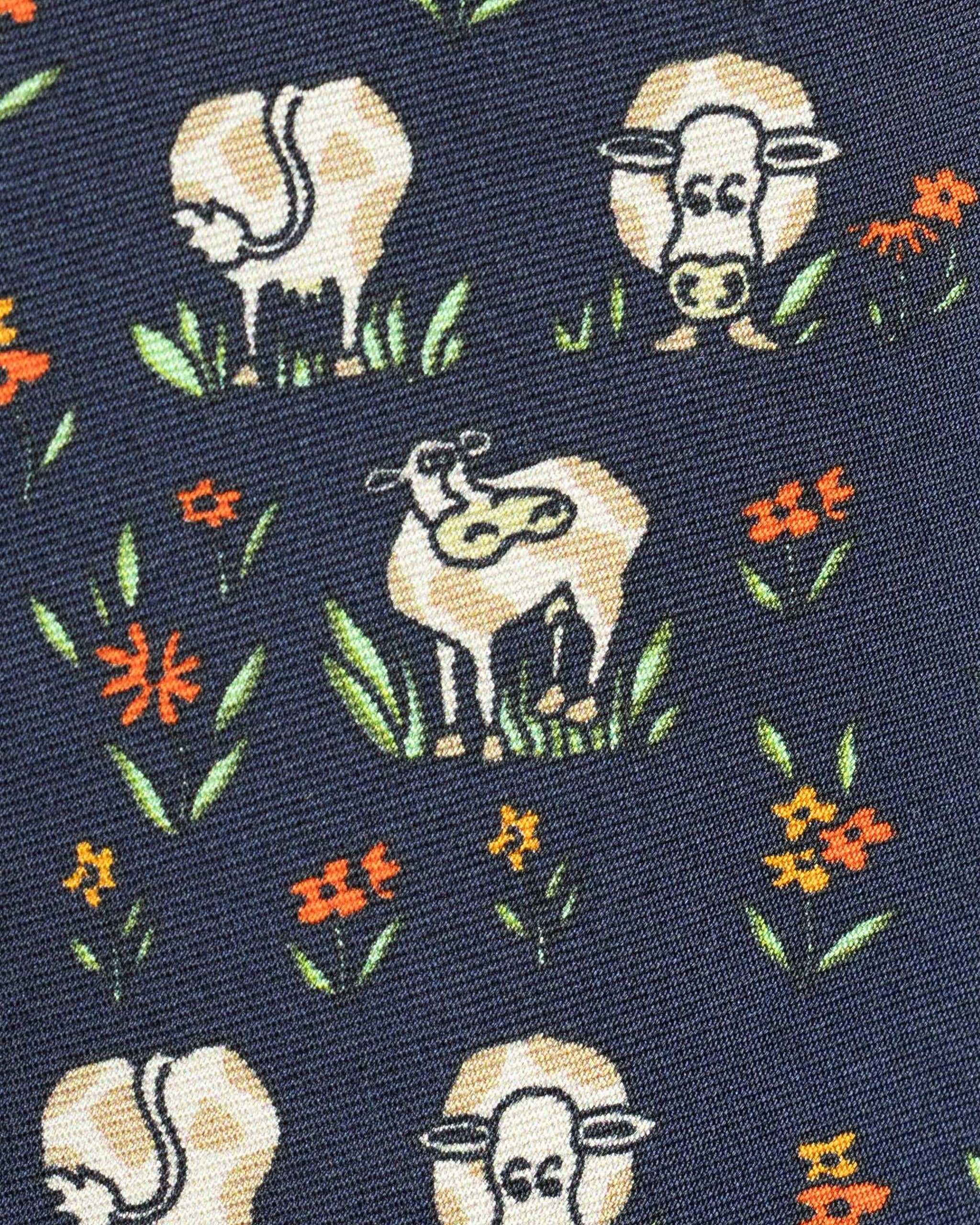 Happy Cows Ladies Talent Yarn Straight Collar Short Sleeve Show Shirt