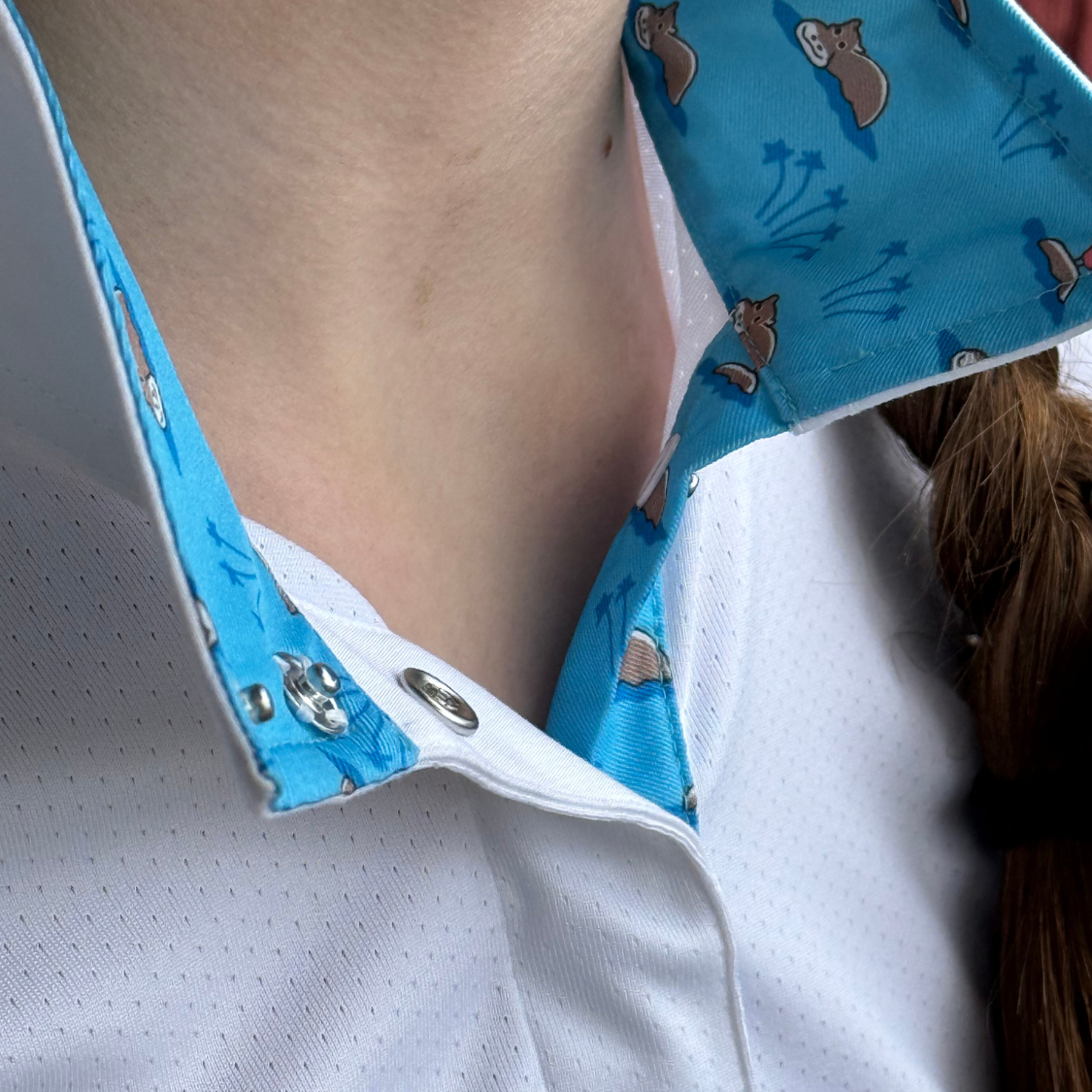 Swimming Hippos Girls Long Sleeve Talent Yarn Show Shirt