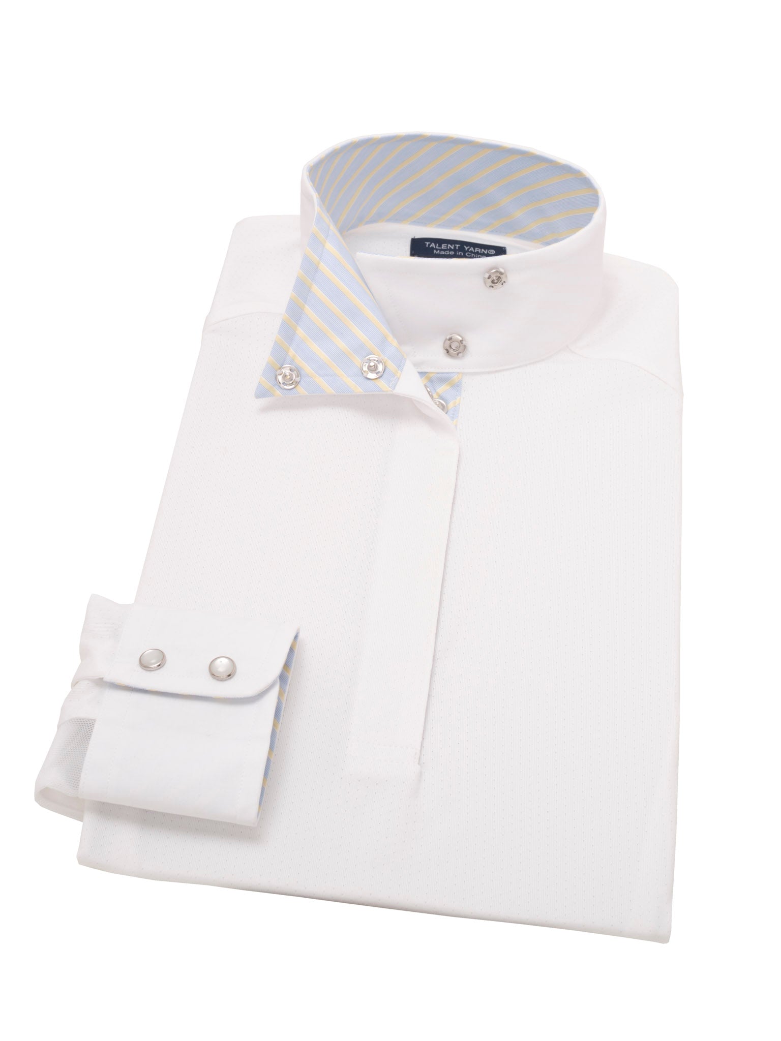 Beacon Hill Madison Ladies Talent Yarn Wrap Collar Long Sleeve Show Shirt