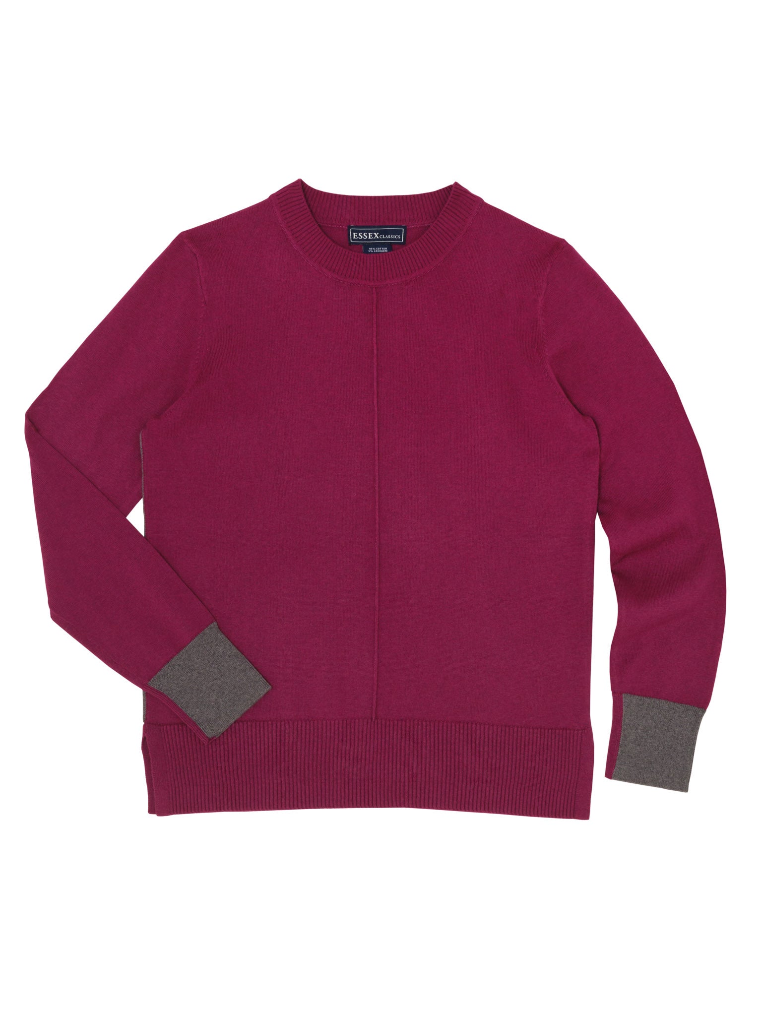 Beet Root Luca Crew Neck Sweater