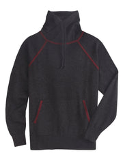 Dark Grey "Charlize" Funnel Neck Sweater