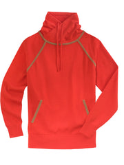 Madeira Red "Charlize" Funnel Neck Sweater