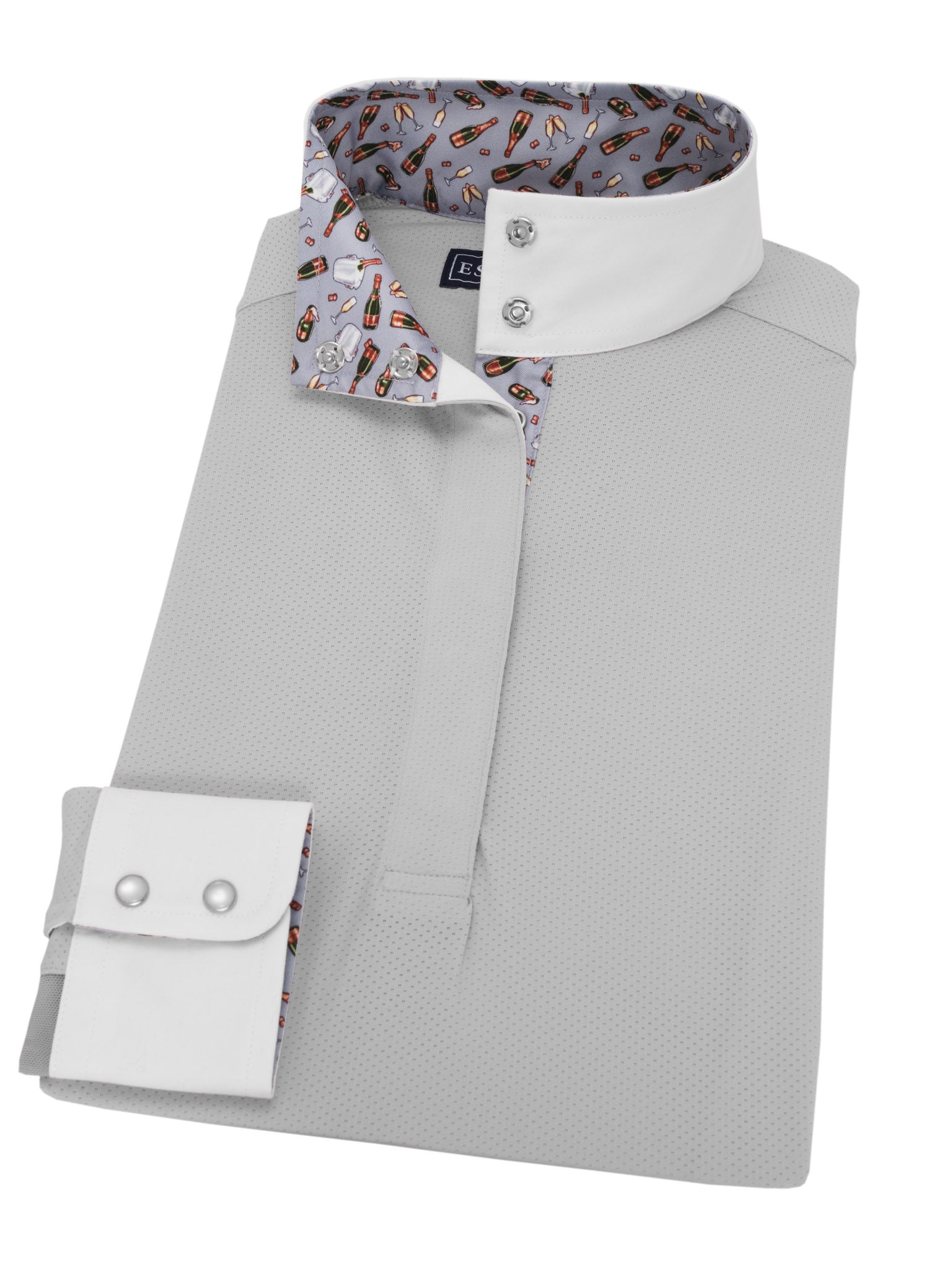 A Toast to the New Year "Dusk" Grey Performance Long Sleeve Show Shirt