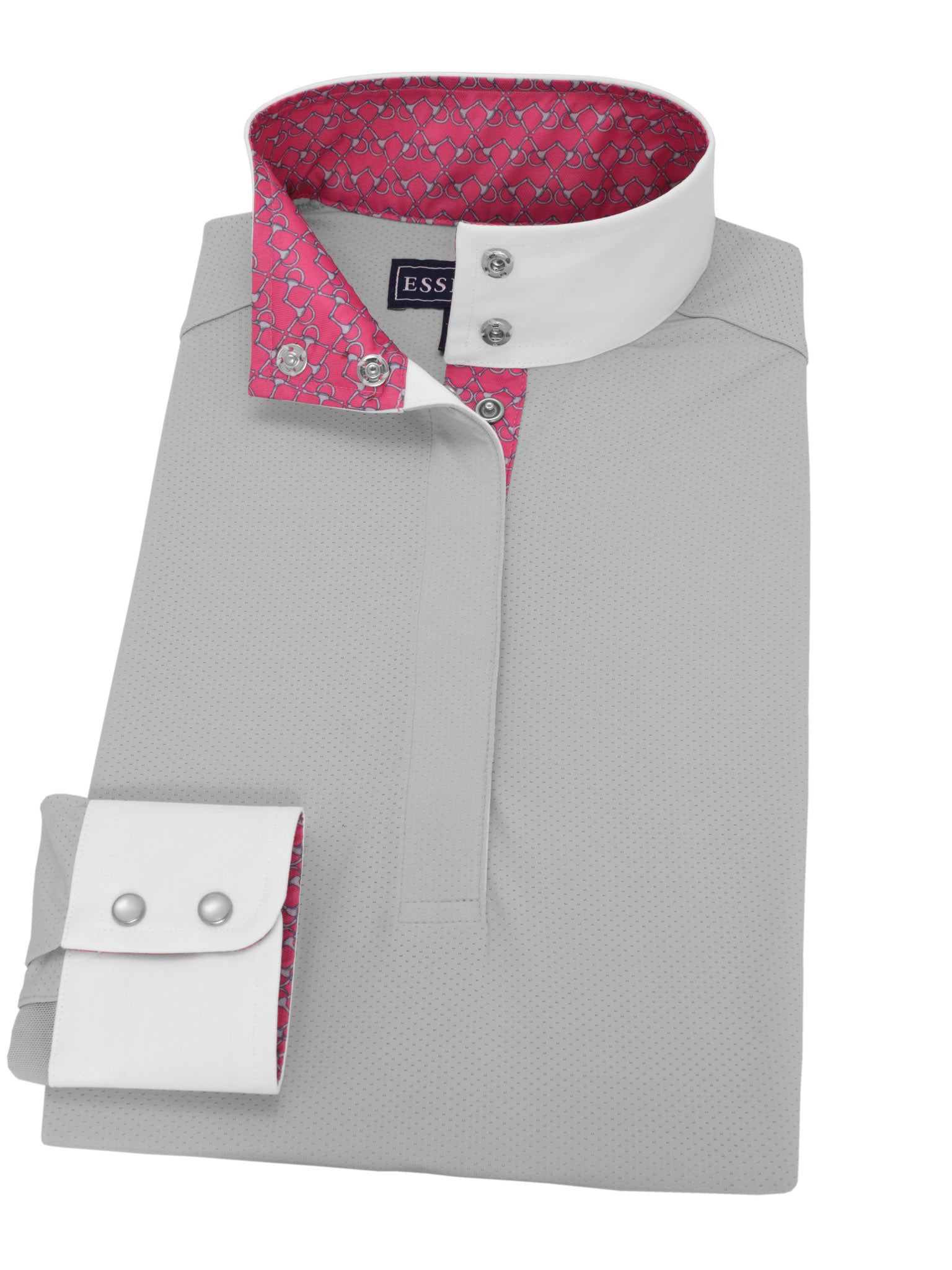 Bits "Dusk" Ladies Grey Performance Long Sleeve Show Shirt