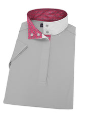 Bits Ladies "Dusk" Grey Performance Short Sleeve Show Shirt