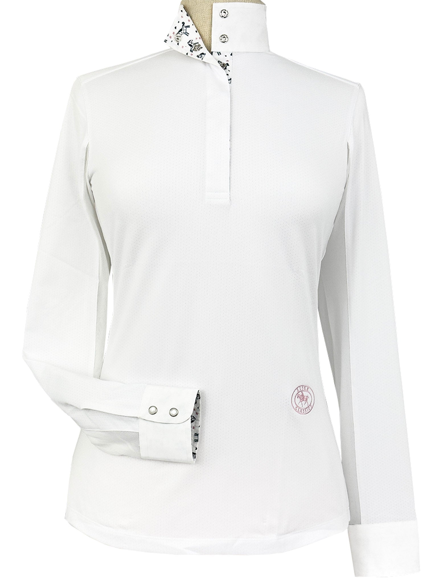 Unicorns Ladies Talent Yarn Straight Collar Long Sleeve Show Shirt