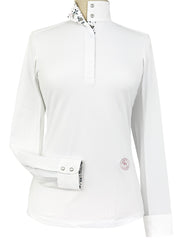 Unicorns Ladies Talent Yarn Straight Collar Long Sleeve Show Shirt