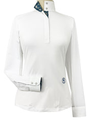 Gallop Garden Ladies Talent Yarn Straight Collar Long Sleeve Show Shirt