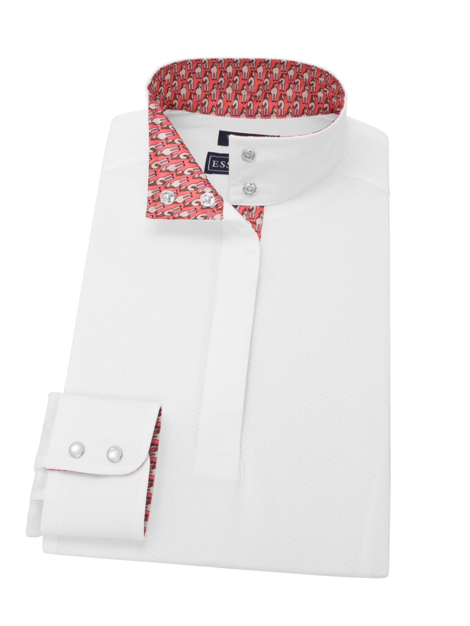 Looking Back Ladies Talent Yarn Straight Collar Long Sleeve Show Shirt