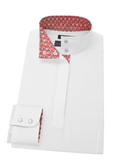 Looking Back Ladies Talent Yarn Straight Collar Long Sleeve Show Shirt