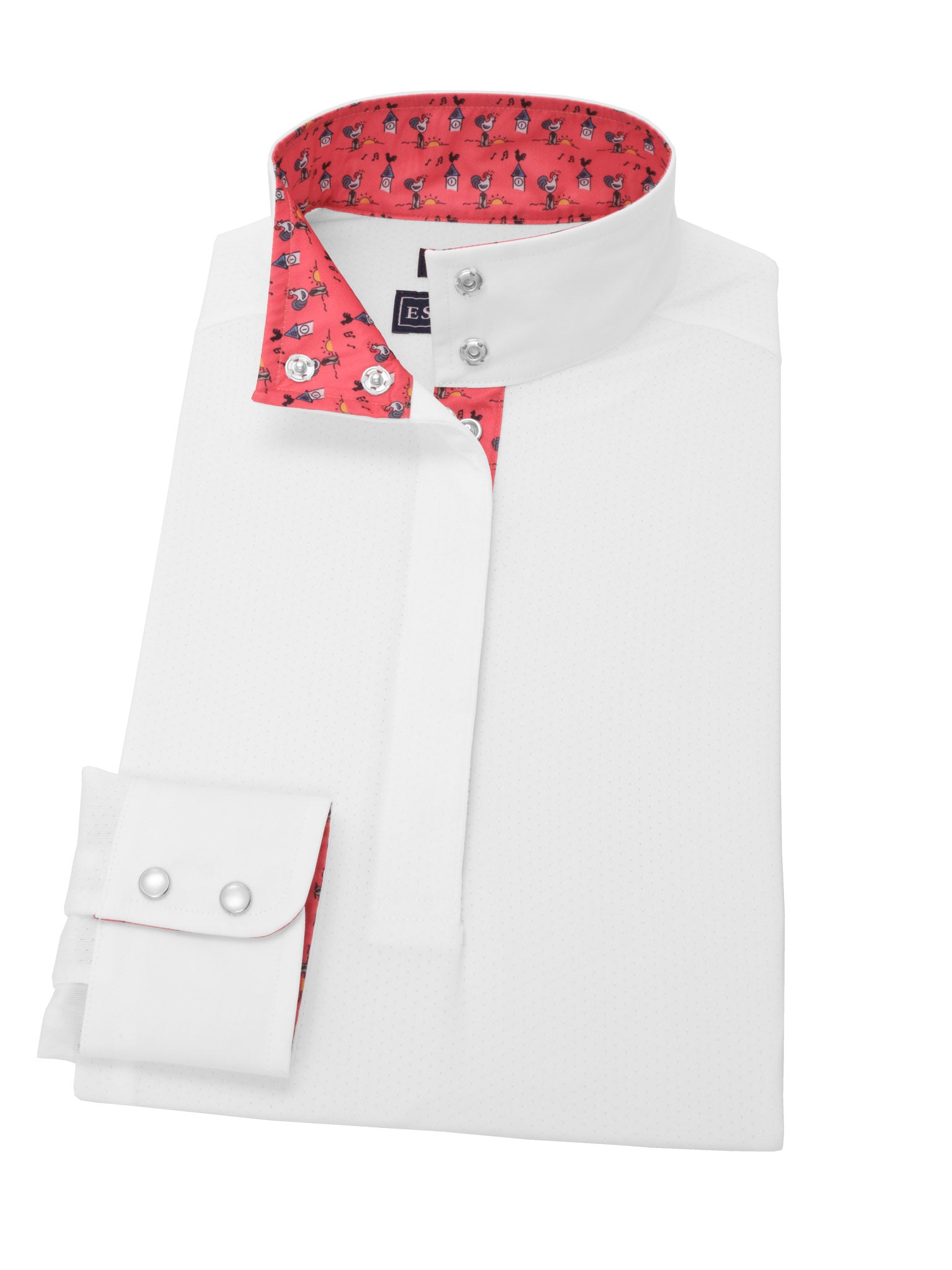 Cock-a-Doodle-Do Ladies Talent Yarn Straight Collar Long Sleeve Show Shirt