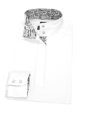 Stay Strong Ladies Talent Yarn Straight Collar Long Sleeve Show Shirt