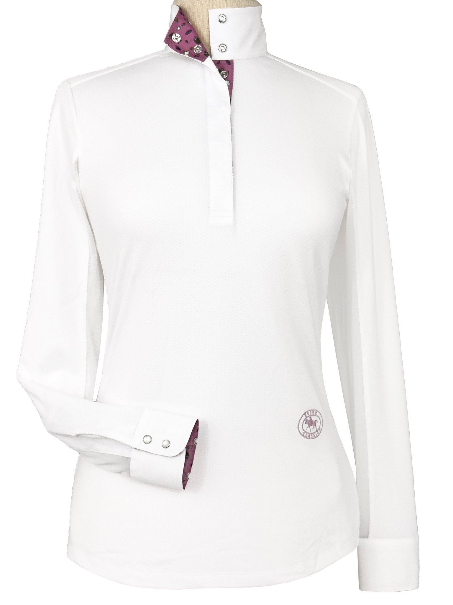 Cozy Cup Season Ladies Talent Yarn Straight Collar Long Sleeve Show Shirt