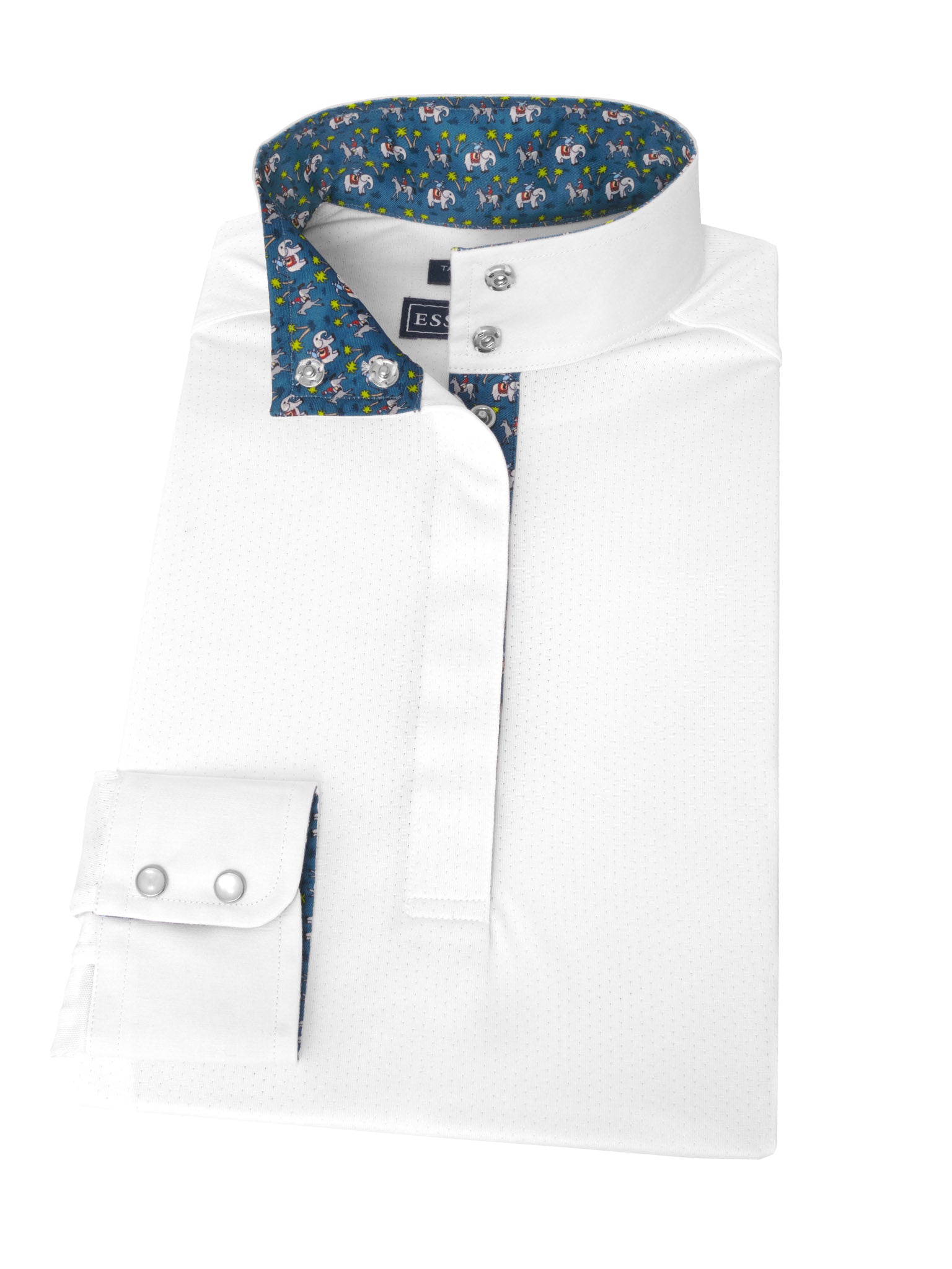 Safari Ladies Talent Yarn Straight Collar Long Sleeve Show Shirt