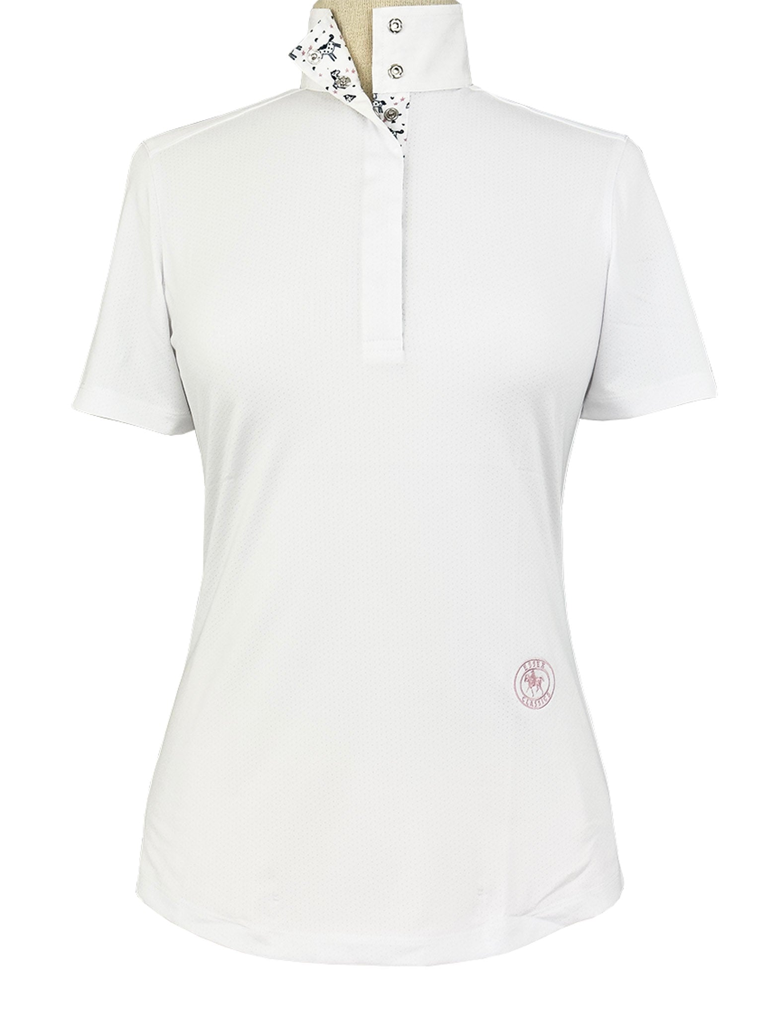 Unicorns Ladies Talent Yarn Straight Collar Short Sleeve Show Shirt