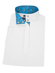 Steer Me Right Ladies Talent Yarn Straight Collar Short Sleeve Show Shirt