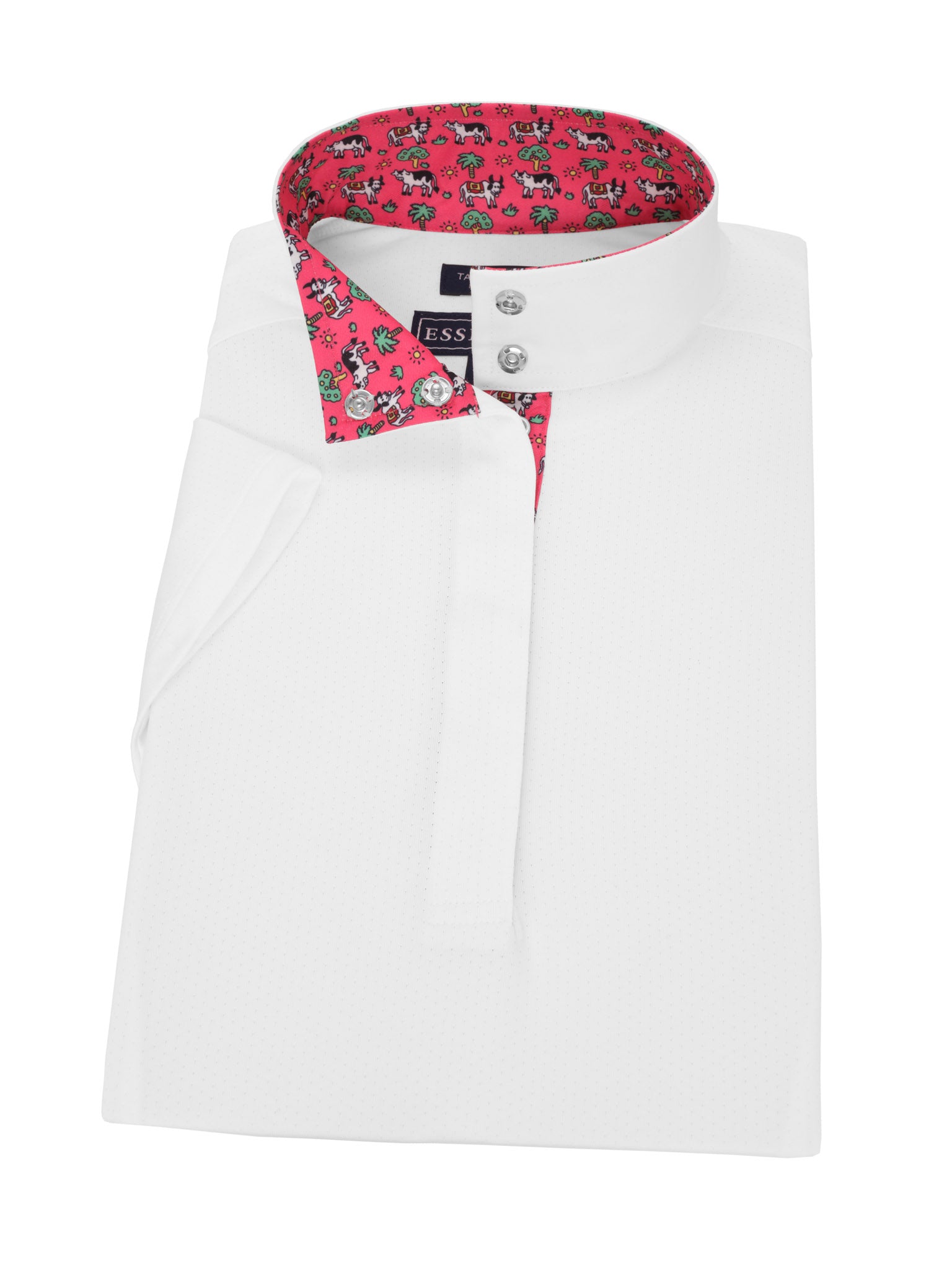 Steer Me Right Ladies Talent Yarn Straight Collar Short Sleeve Show Shirt