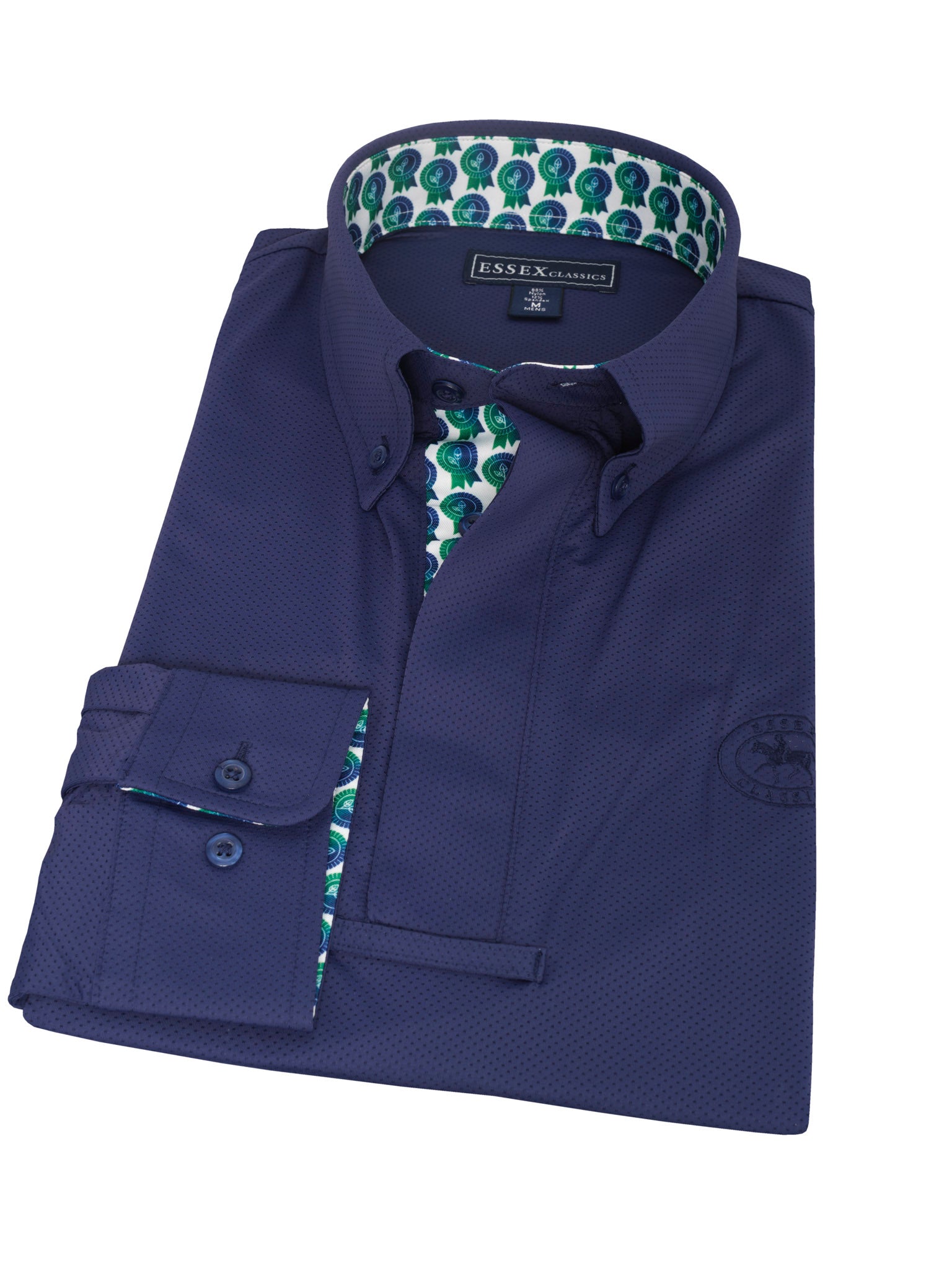 Green is the New Blue Men's "Dusk" Navy Performance Show Shirt