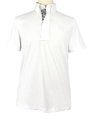 Men's Geometric Talent Yarn Short Sleeve Show Shirt