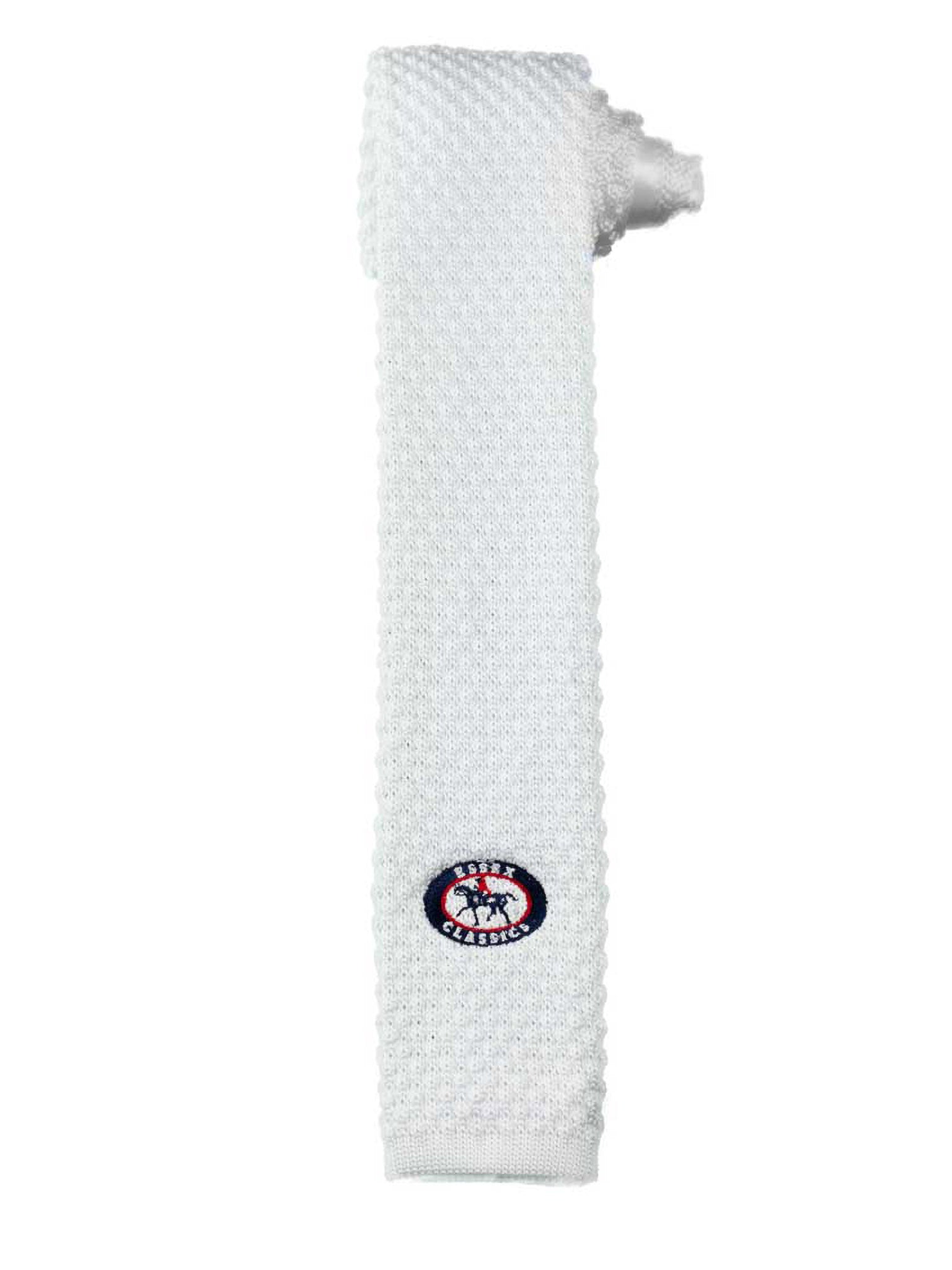 White Knit Essex Men's Necktie