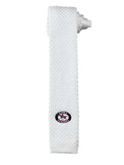 White Knit Essex Men's Necktie