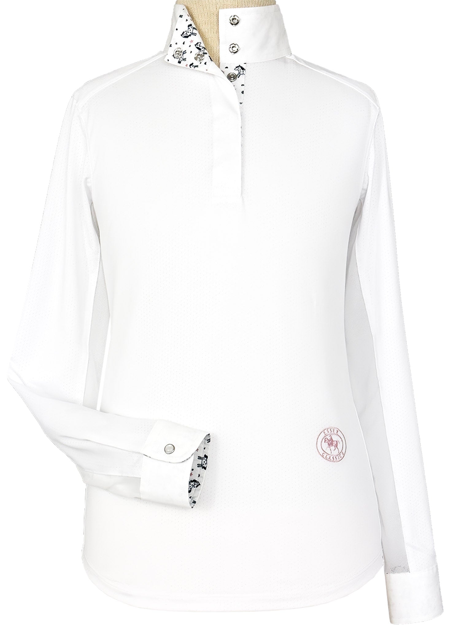 Unicorns Girls Talent Yarn Straight Collar Long Sleeve Show Shirt