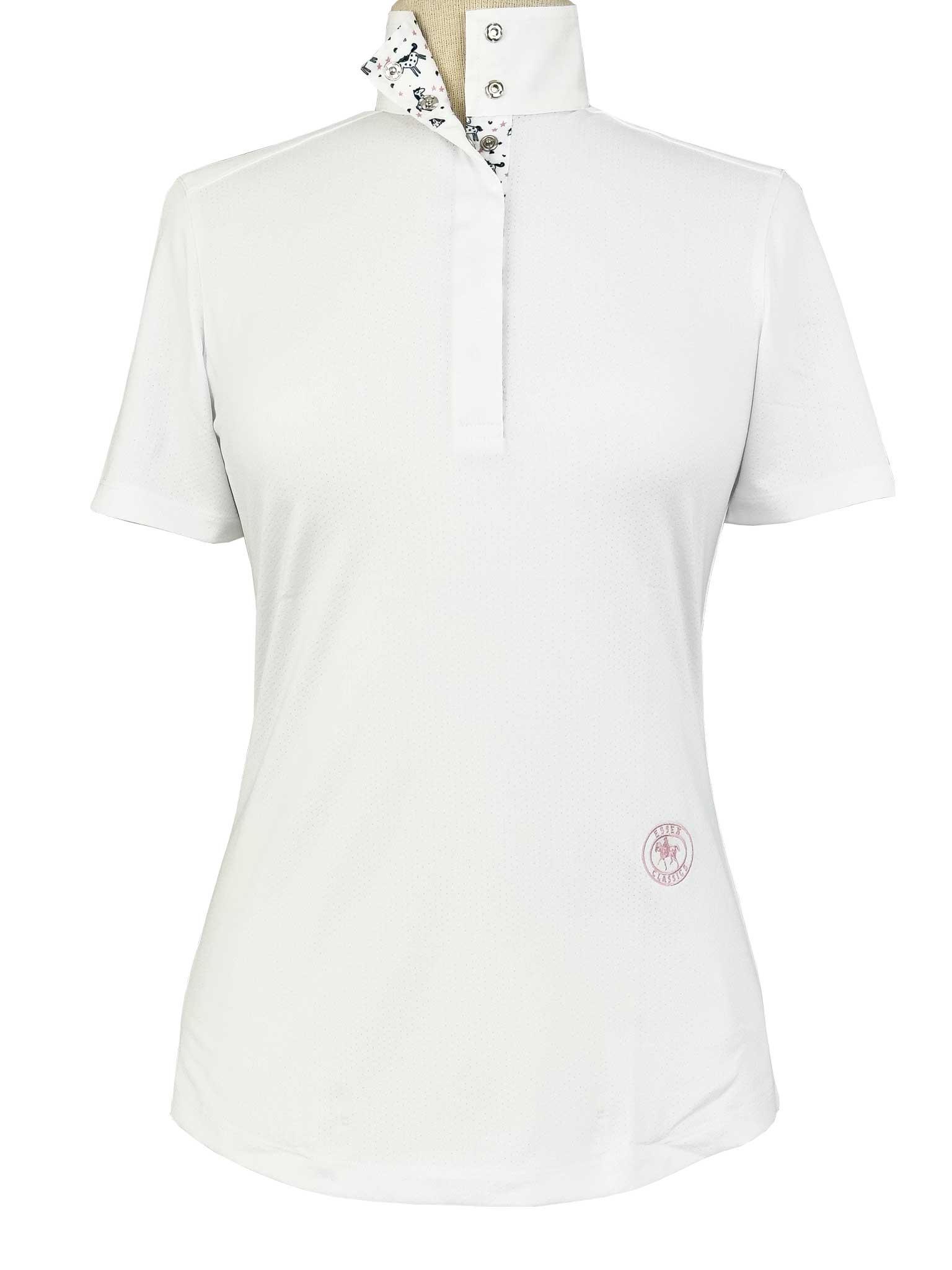 Unicorns Girls Talent Yarn Straight Collar Short Sleeve Show Shirt