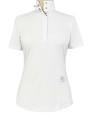 Unicorns Girls Talent Yarn Straight Collar Short Sleeve Show Shirt