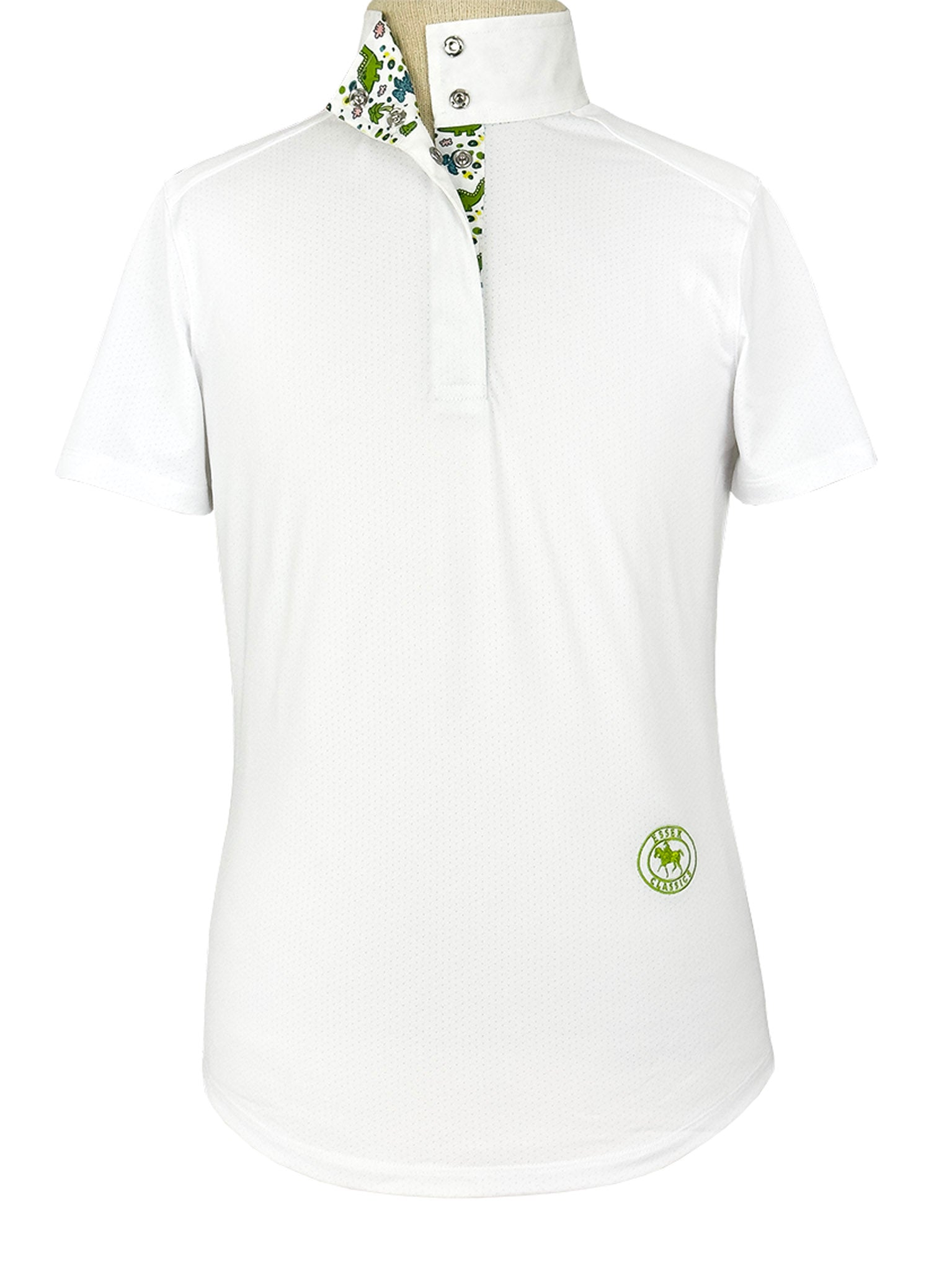 Dino World Girls Talent Yarn Straight Collar Short Sleeve Show Shirt