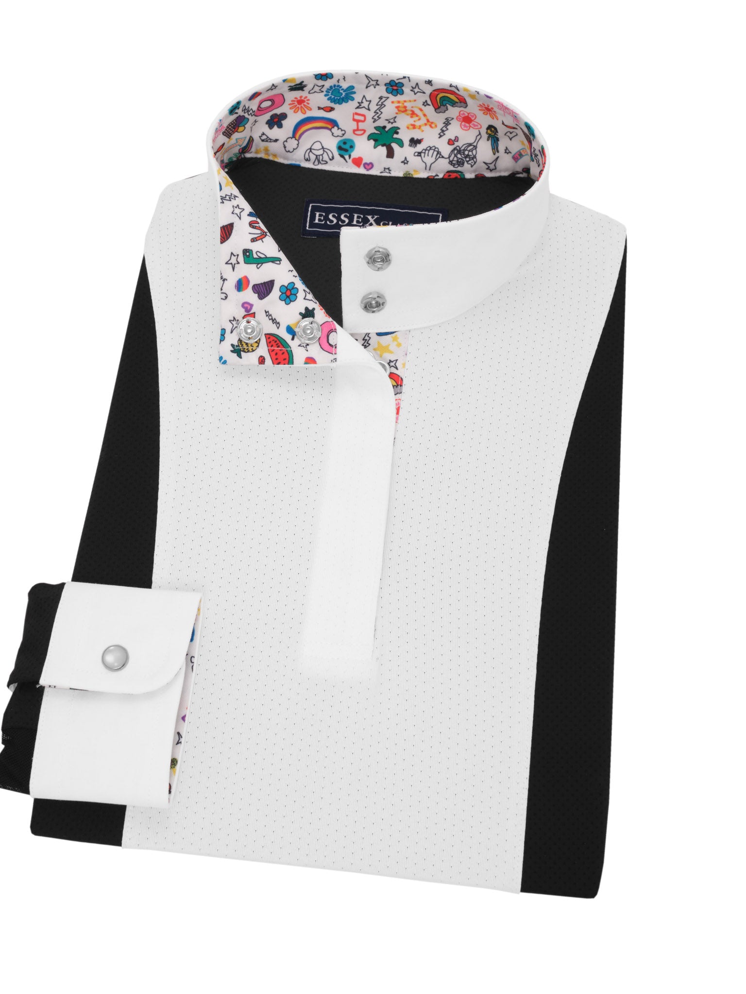 Happy Doodles Girls "Luna" Black Performance Show Shirt