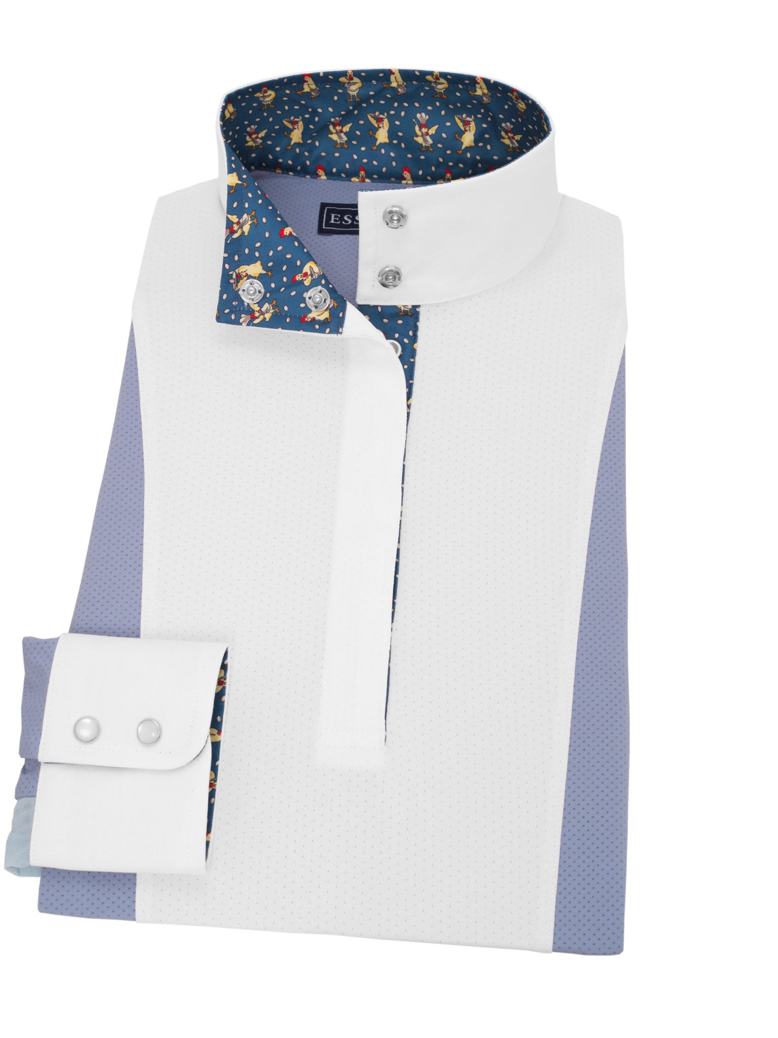 ChiChi Ladies "Luna" Light Blue Performance Show Shirt