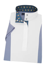 ChiChi Ladies "Luna" Light Blue Short Sleeve Performance Show Shirt