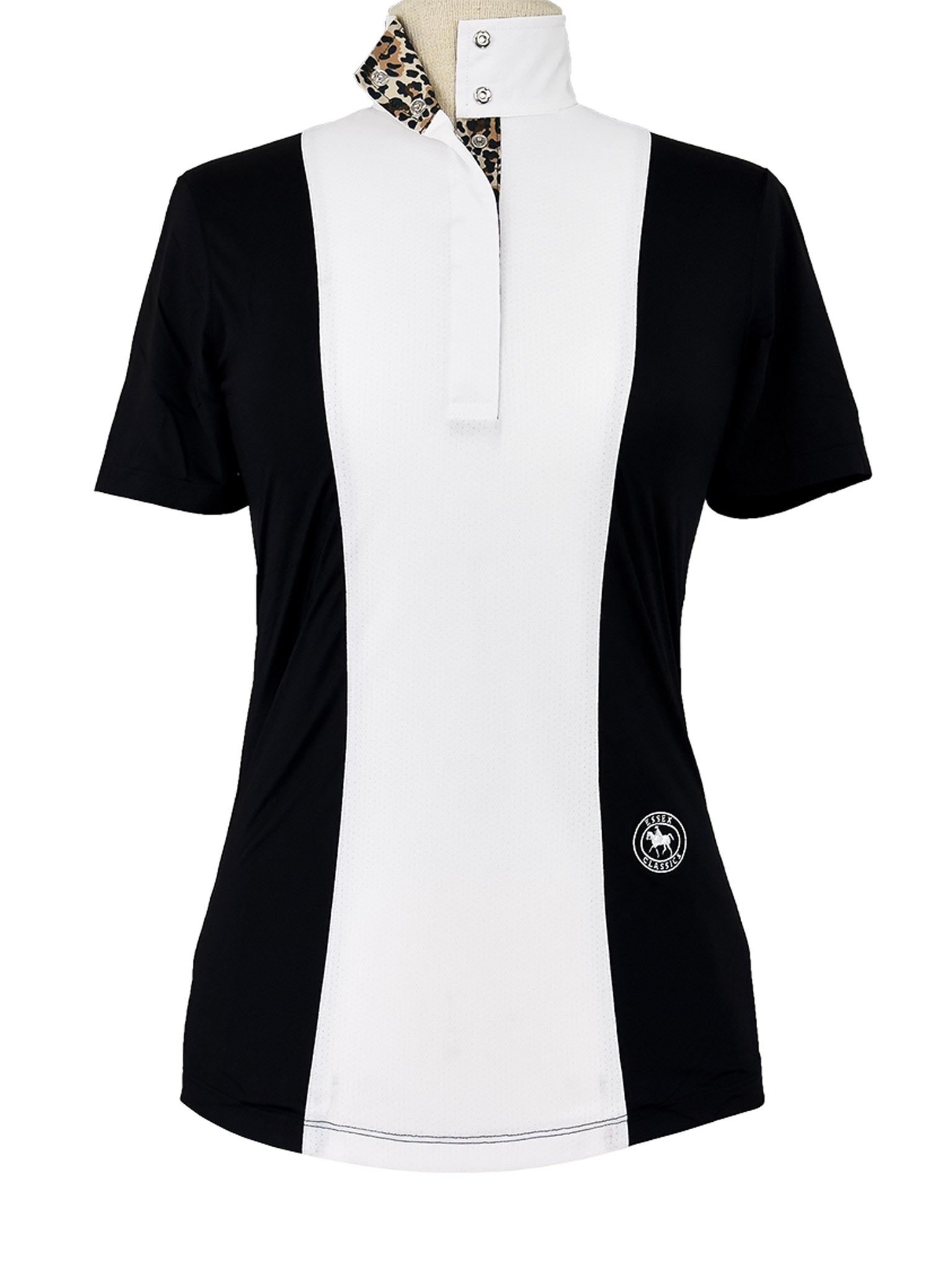 T-shirt équitation Essex Classics Performance Coolmax Fille 18 Blanc - Occasion
