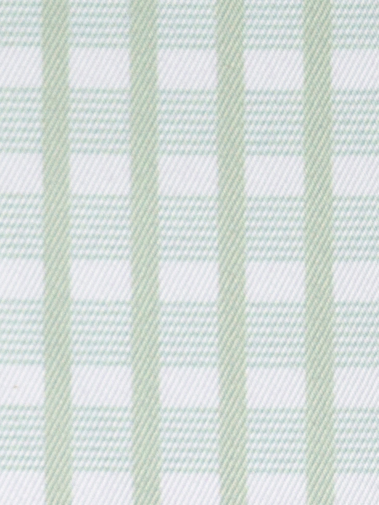 Ladies Sage Green "Luna II" Short Sleeve Performance Show Shirt with Green Check Trim