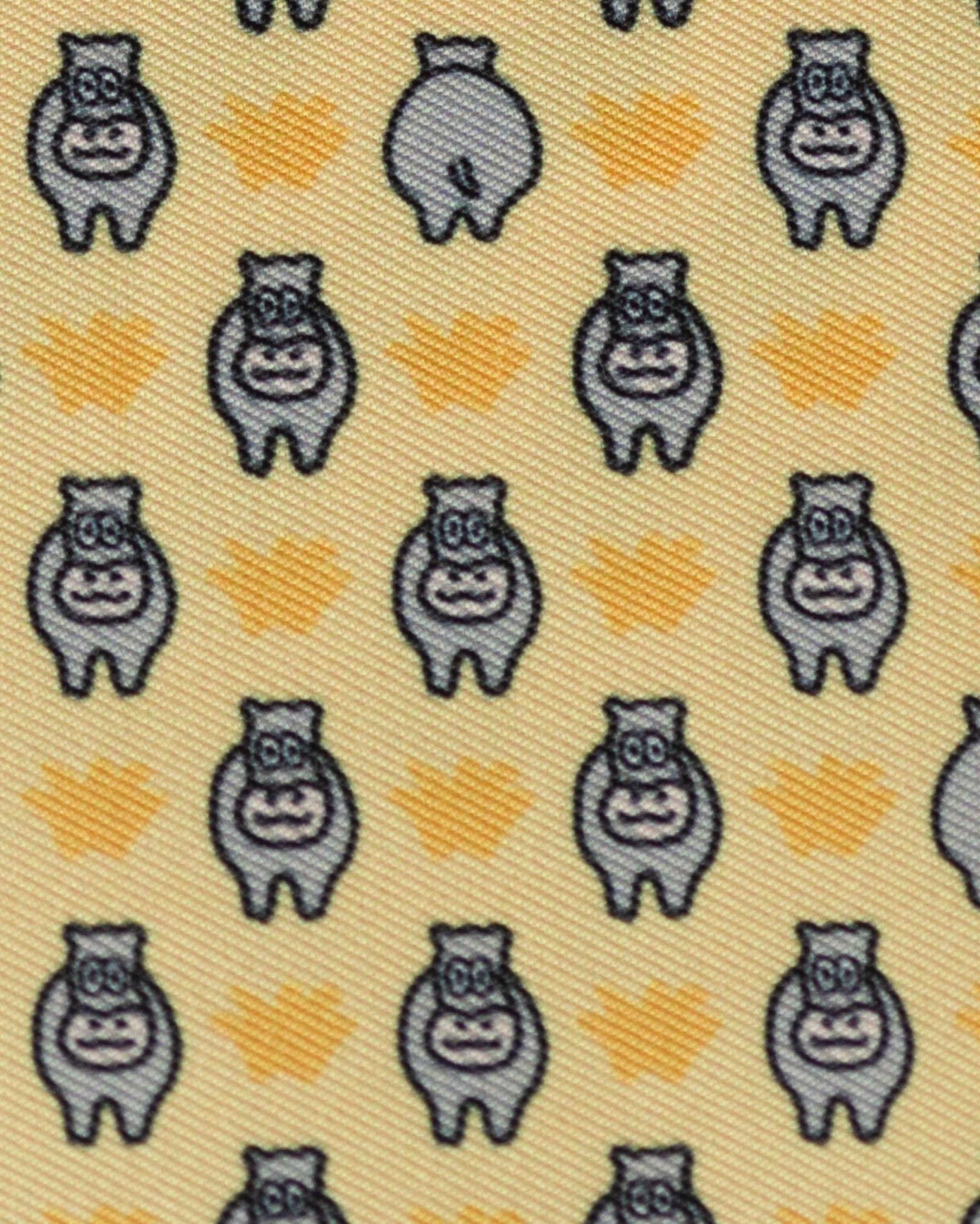 Hippos Coming and Going Ladies Talent Yarn Straight Collar Short Sleeve Show Shirt