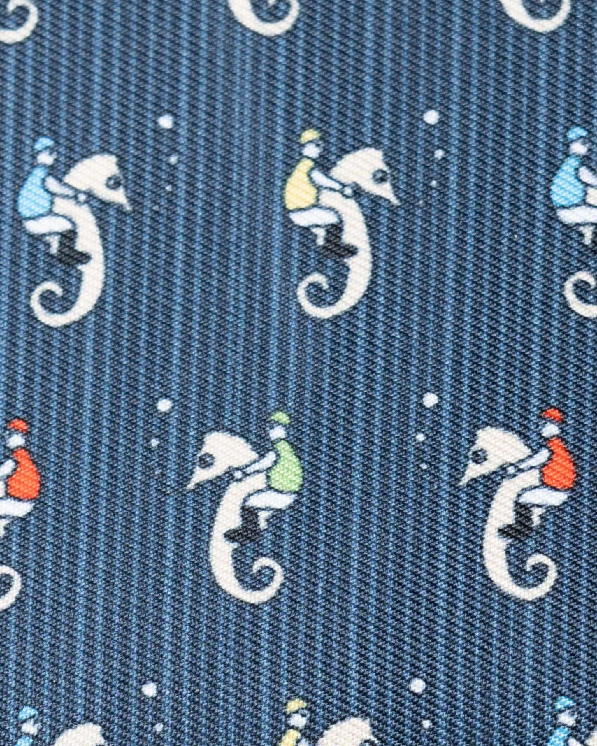 Seahorsin' Around Ladies Talent Yarn Straight Collar Long Sleeve Show Shirt