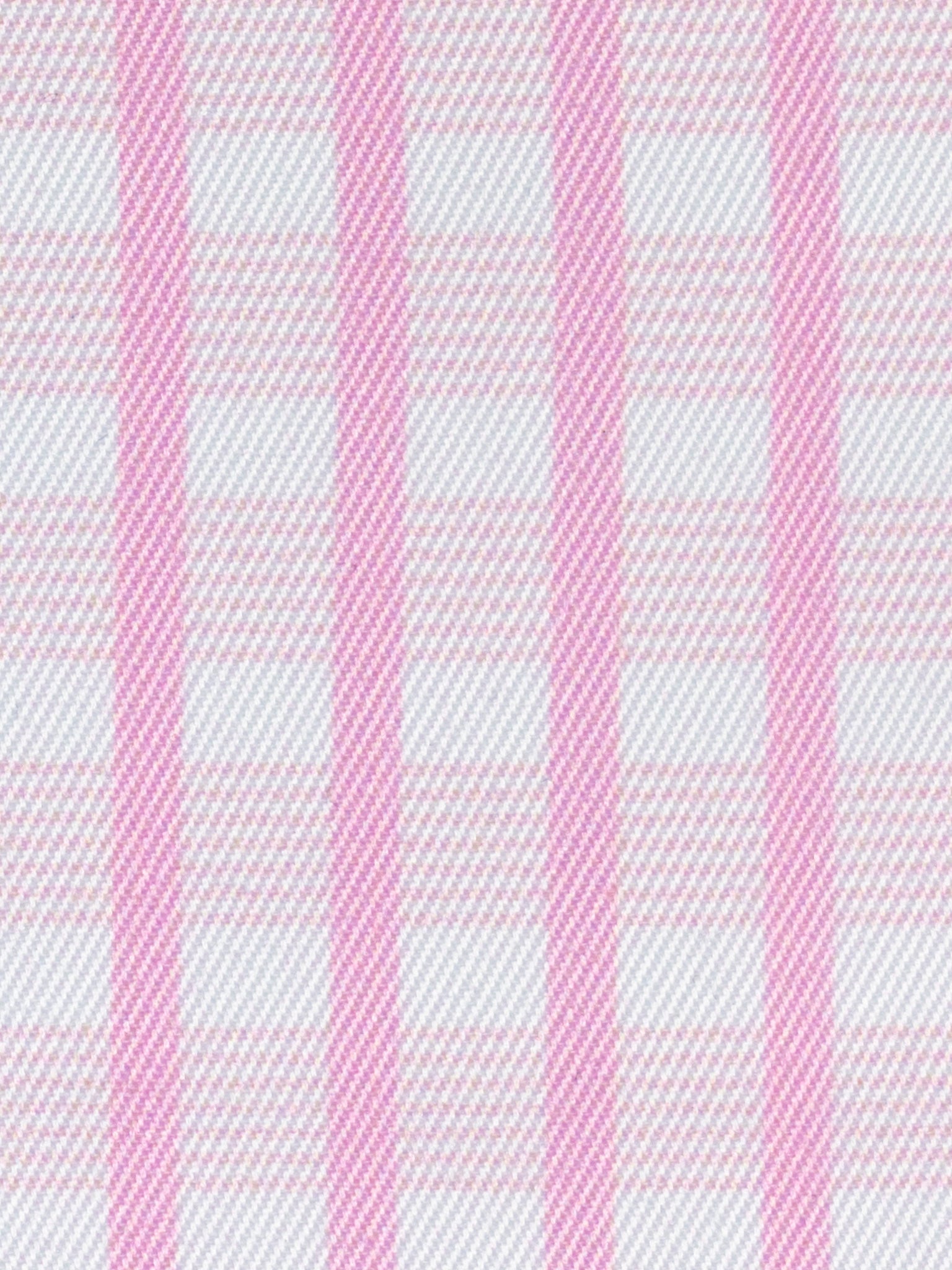 Ladies "Luna II" Pink Short Sleeve Performance Show Shirt with Pink Check Trim