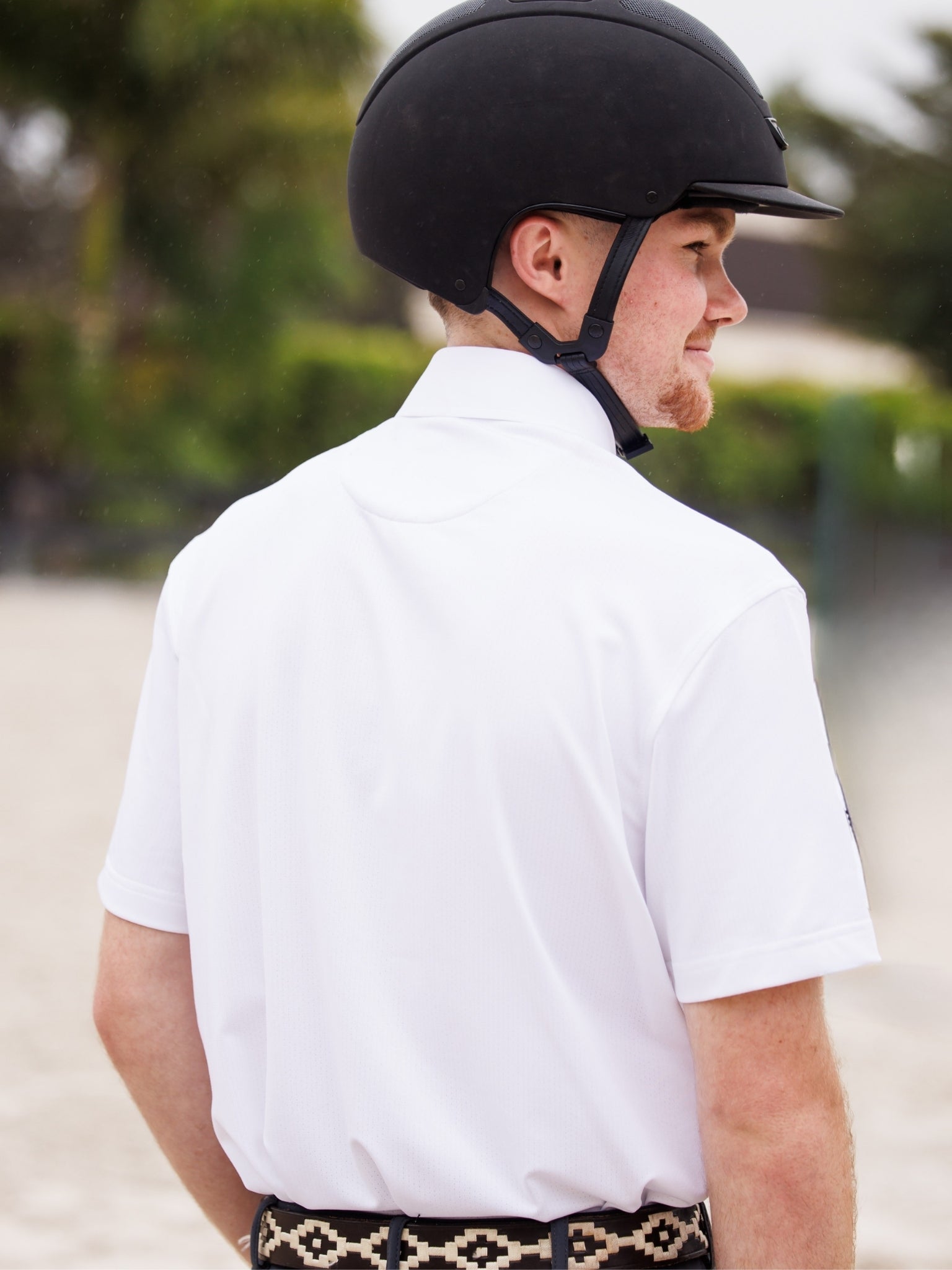 Cambridge Men's Short Sleeve Show Shirt - White