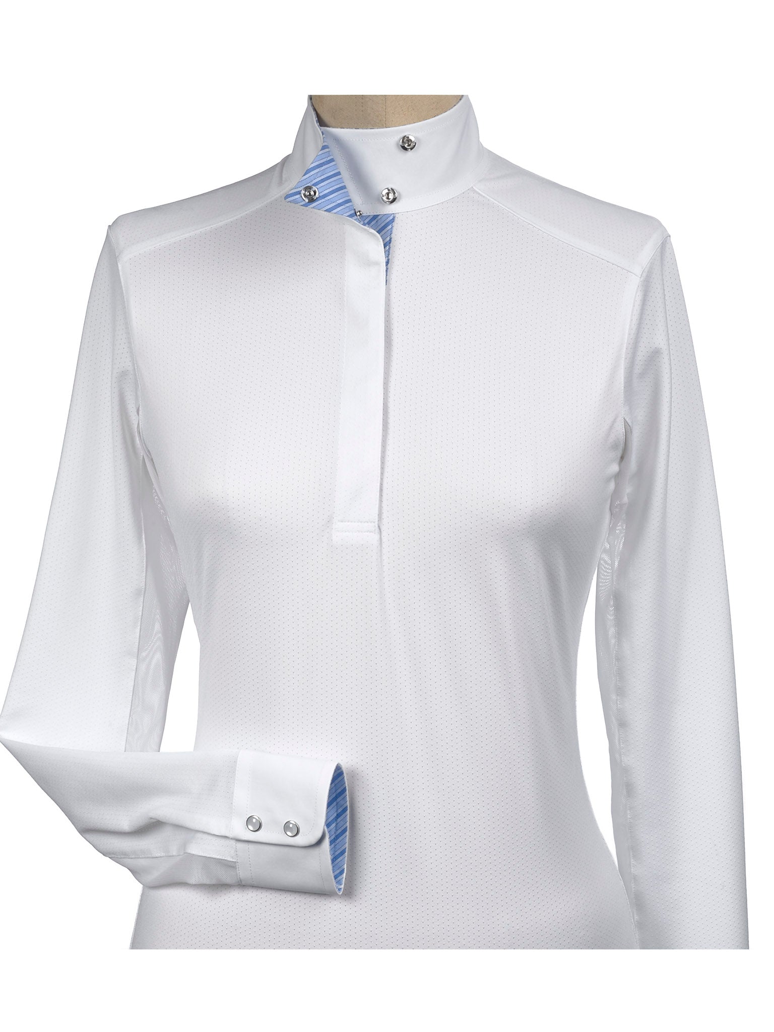 Beacon Hill Halston Ladies Talent Yarn Wrap Collar Show Shirt