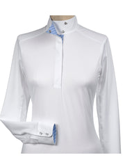 Beacon Hill Halston Ladies Talent Yarn Wrap Collar Show Shirt