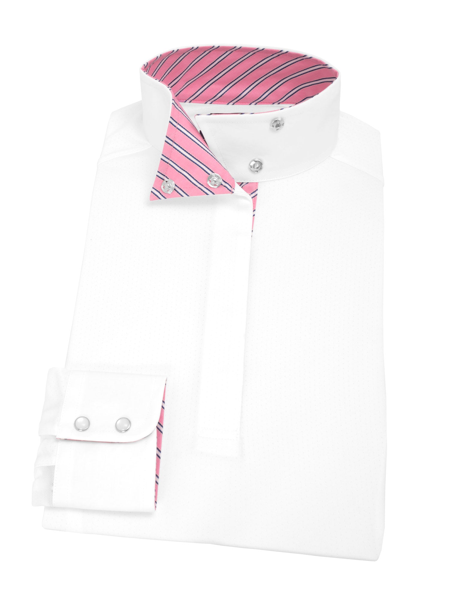 Beacon Hill Halston Ladies Talent Yarn Wrap Collar Show Shirt