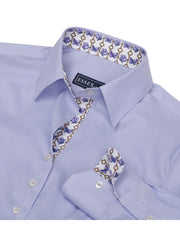 Dora Lavender Fine Line Stripe Tailored Shirt