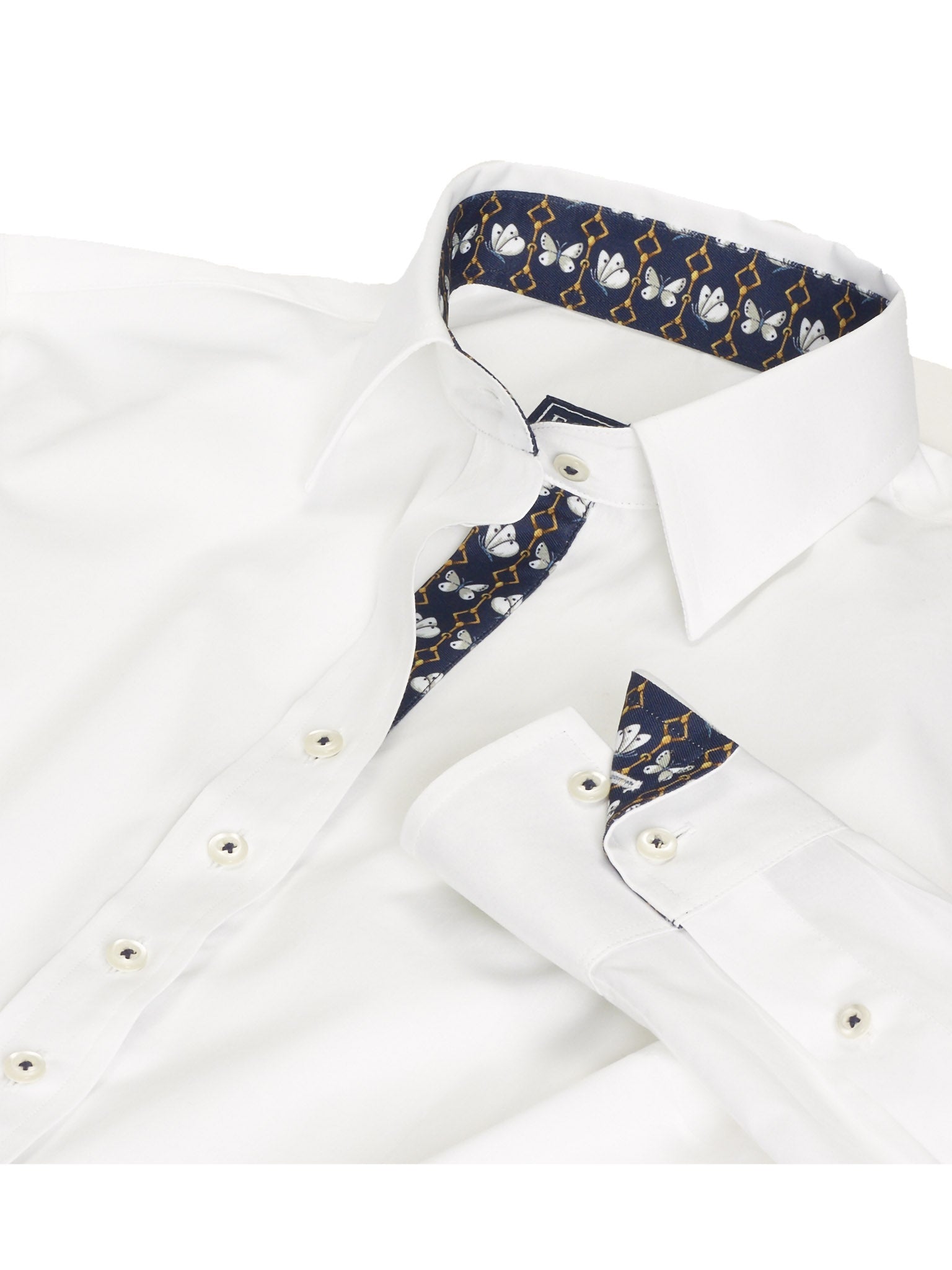 Dora Solid White Tailored Shirt