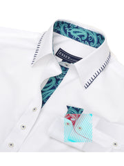 Dora Solid White Tailored Shirt