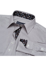 Dora Grey Gingham Check Tailored Shirt