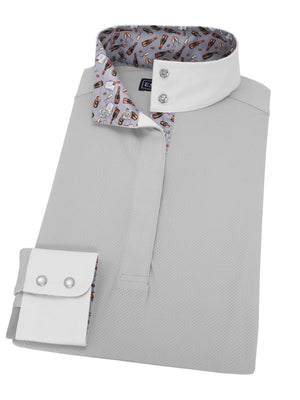 A Toast to the New Year "Dusk" Grey Performance Long Sleeve Show Shirt