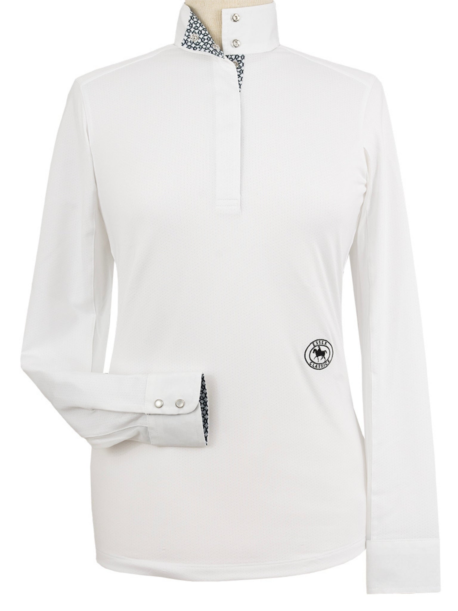 Bit By Bit Ladies Talent Yarn Straight Collar Long Sleeve Show Shirt