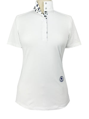 Golf Carts Ladies Talent Yarn Straight Collar Short Sleeve Show Shirt