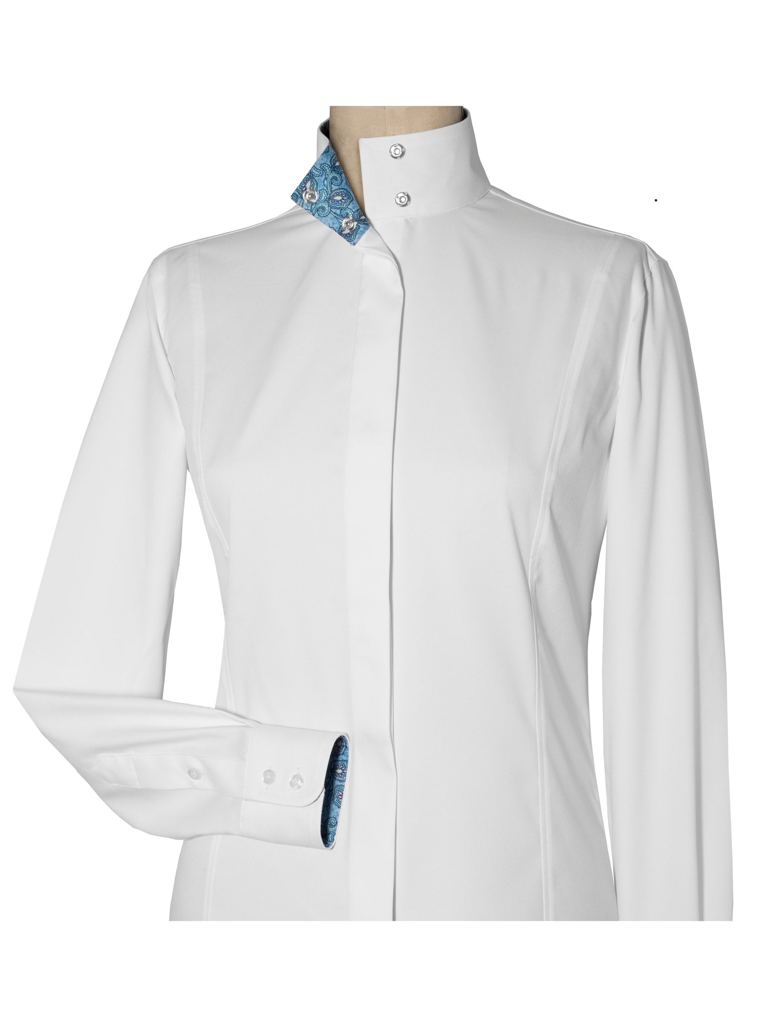 Princess Paisley Ladies Fitted Straight Collar Show Shirt